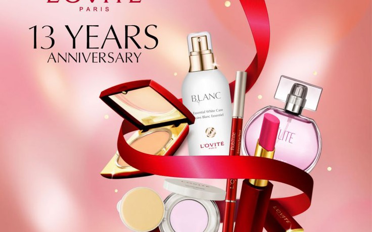 Mừng L’ovité có mặt tại Việt Nam 13 năm – Đại tiệc giảm giá