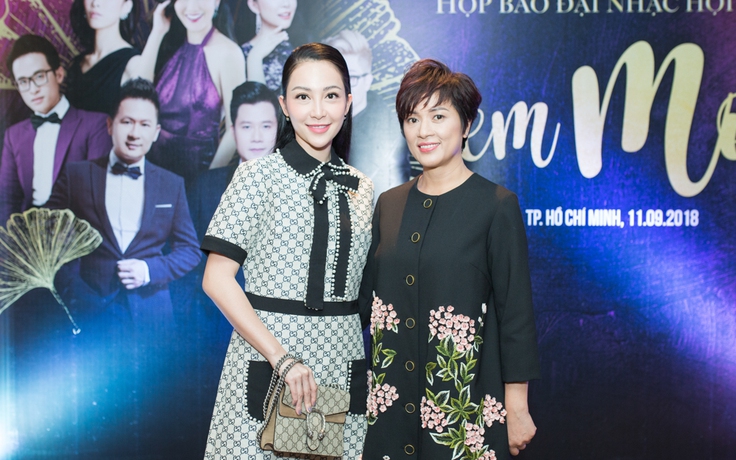 Linh Nga hào hứng trong buổi ra mắt Đại nhạc hội Son “Em Mơ”