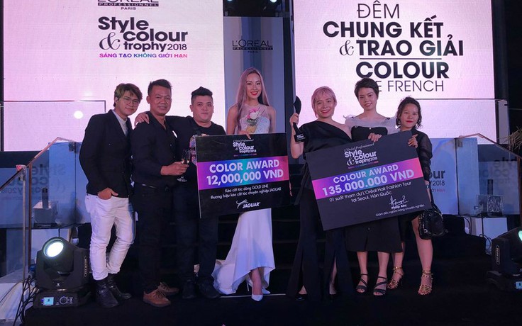 Dương Tây đoạt giải Color Award cuộc thi Color & Style Trophy 2018