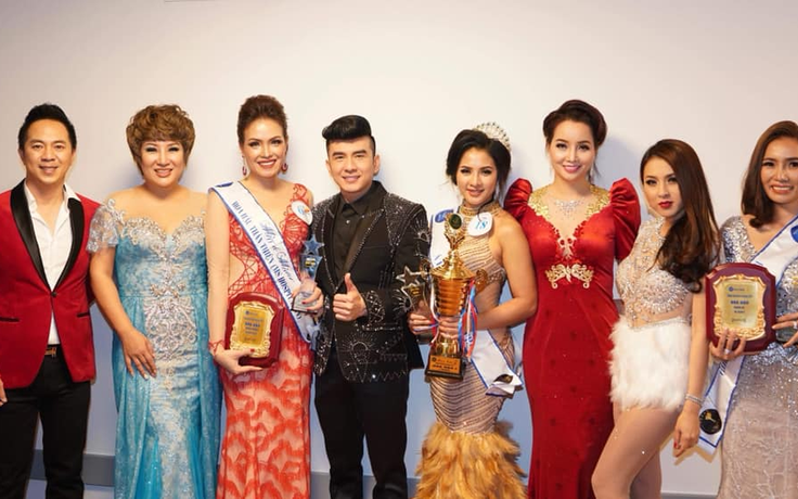 Ca sĩ Thu Trang ngồi ghế nóng tại HH Nam vương Doanh nhân hoàn vũ