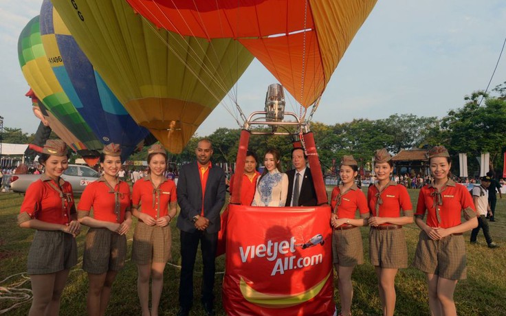 Vietjet tham dự Ngày hội khinh khí cầu quốc tế 2016