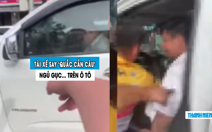 Phẫn nộ tài xế say ‘quắc cần câu’, lái ô tô dừng đèn đỏ rồi… ngủ quên