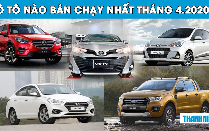 Ô tô nào bán chạy nhất Việt Nam tháng 4.2020?