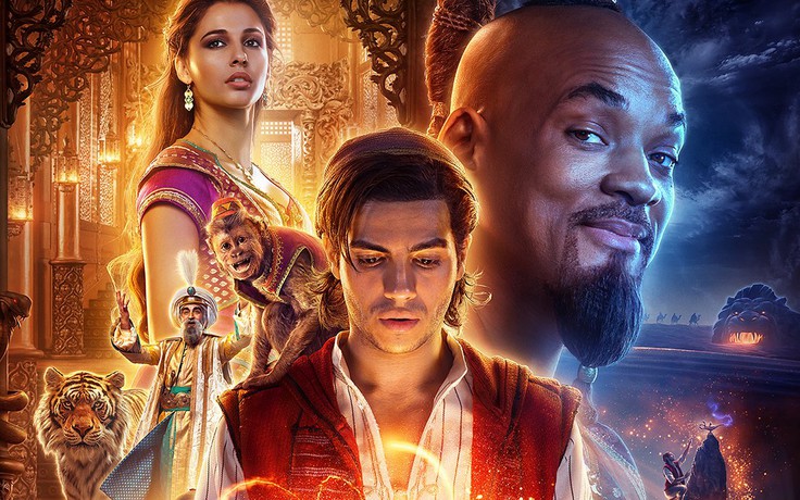 Aladdin vươn lên thống trị phòng vé Bắc Mỹ