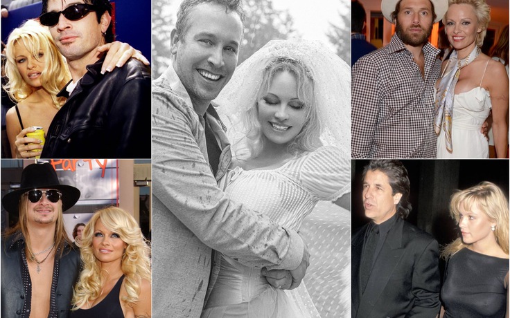 'Bom sex' Pamela Anderson và đời tư phức tạp bên 5 người chồng