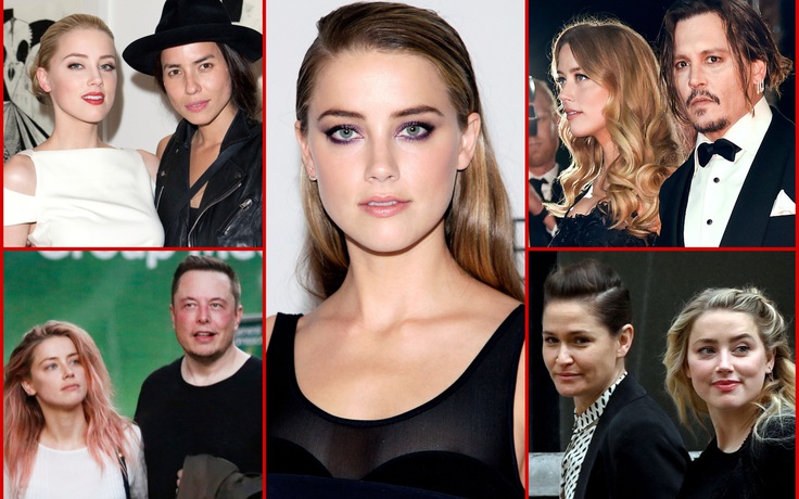 Tình trường Amber Heard: Từ yêu đồng giới, cặp Elon Musk đến ‘drama’ ly hôn Johnny Depp