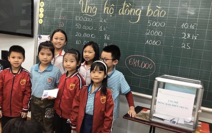 Hà Nội: Hiệu trưởng viết thư kêu gọi ủng hộ trường học vùng lũ miền Trung