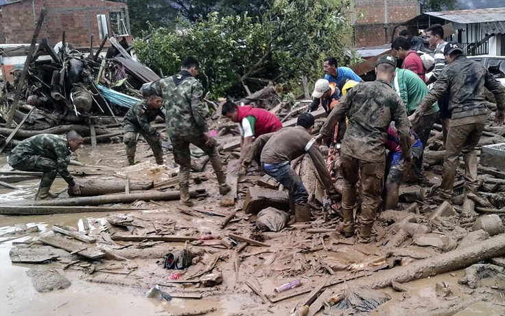 Lở bùn ở Colombia, 93 người chết
