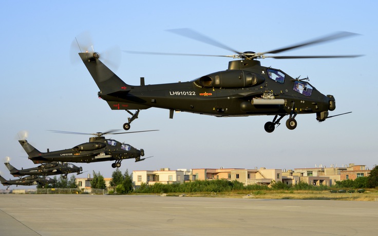 Trung Quốc trang bị giáp siêu mỏng cho trực thăng tấn công?