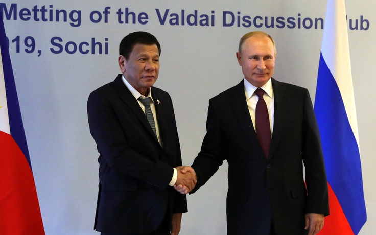 Tổng thống Philippines mời tập đoàn Nga thăm dò dầu khí ở Biển Đông