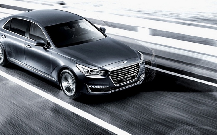 Hyundai Genesis quyết đấu xe Đức bằng công nghệ