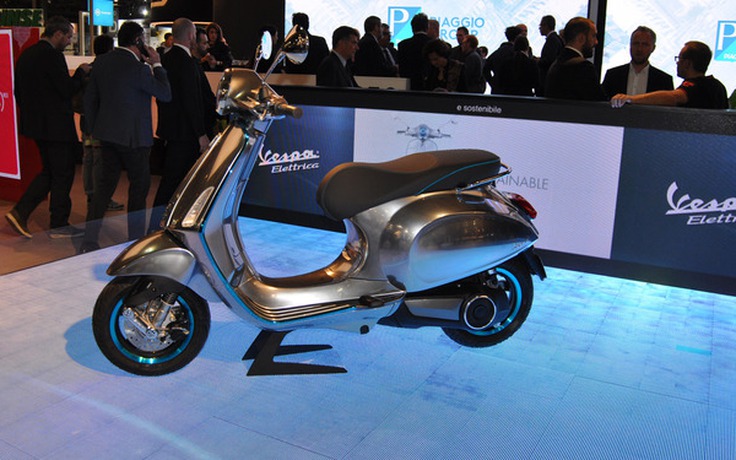 Piaggio trình làng xe ga cao cấp chạy điện