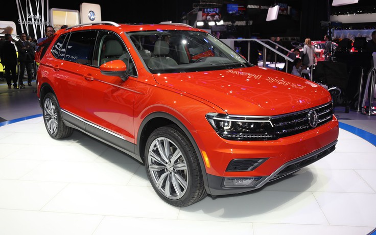 Volkswagen ra mắt Tiguan 2018, thêm hàng ghế thứ 3