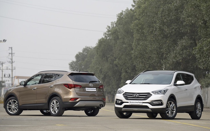 Hyundai SantaFe 2016 có giá từ 1,1 tỉ đồng tại Việt Nam