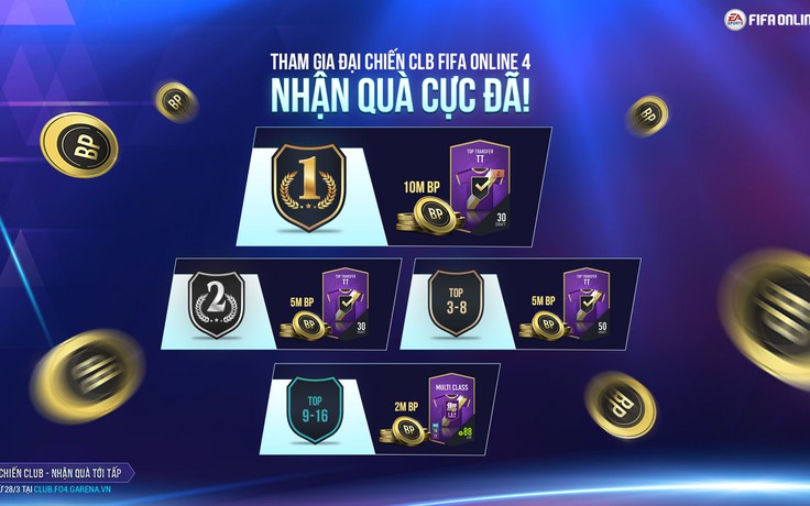 FIFA Online 4 giới thiệu cập nhật mới có tên 'Đại Chiến Club'