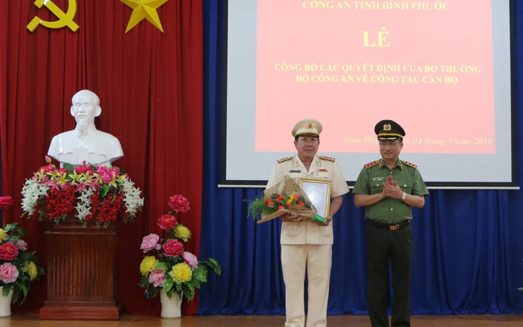 Giám đốc Công an tỉnh Bình Phước làm Phó cục trưởng Cục An ninh nội địa