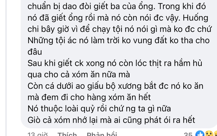 Cà Mau: Đề nghị khóa tài khoản đăng tin 'vợ giết chồng, lấy thịt hầm khổ qua'