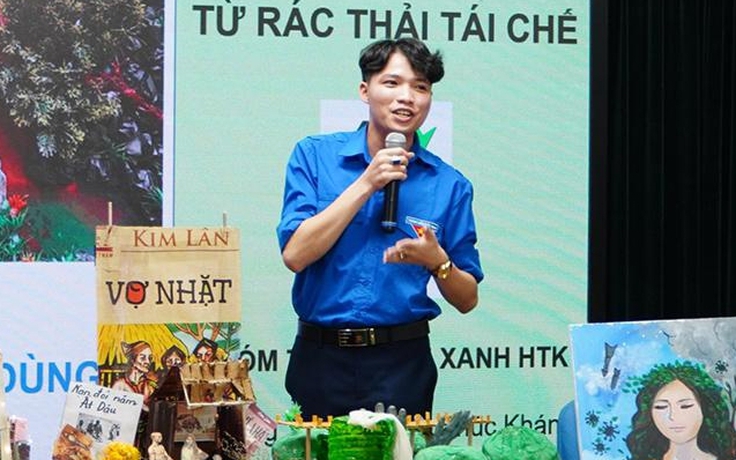 Thầy giáo 9X nhặt rác về làm đồ dùng dạy học