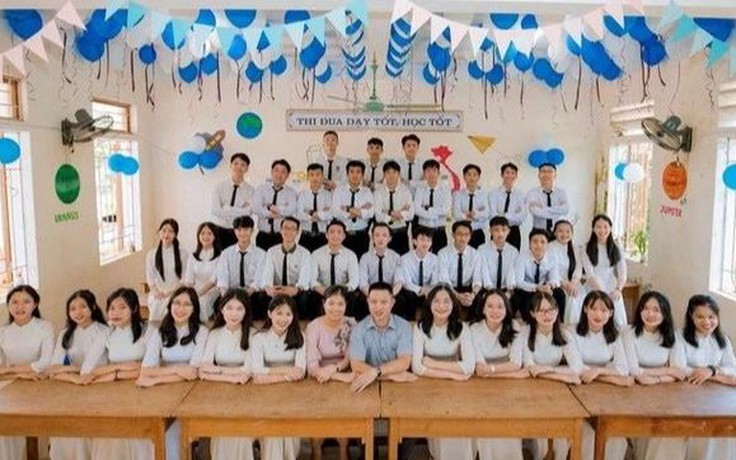 Hai lớp học trường huyện có 100% học sinh đỗ đại học