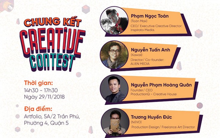 Creative Contest: Thử thách thú vị cho cộng đồng artist, multimedia designer