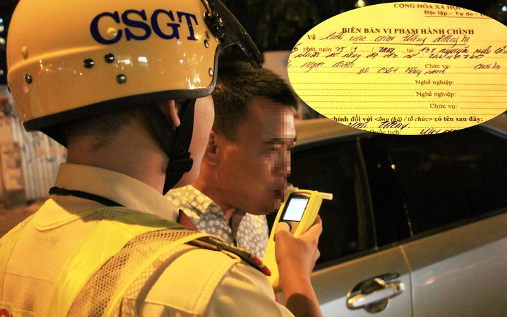 Nhậu xỉn cuối năm ở Sài Gòn: Chê CSGT chữ xấu không ký biên bản, bị cẩu xe