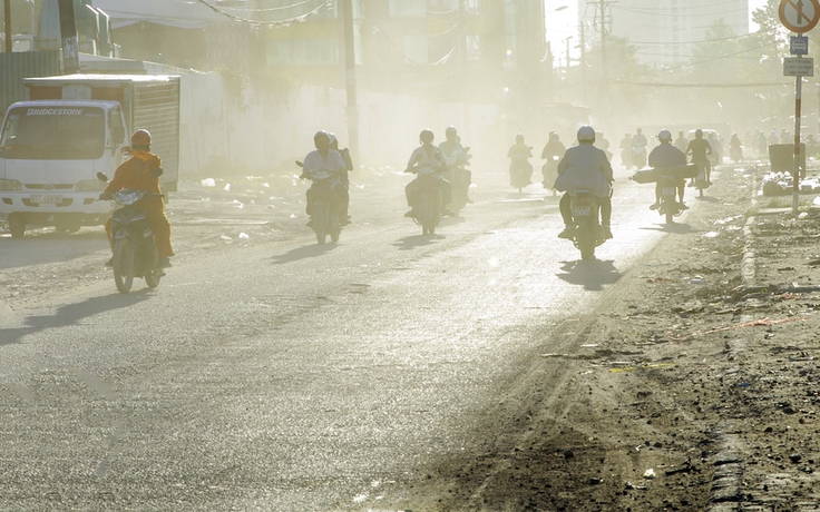 Người Sài Gòn, Hà Nội ra đường dễ cay mắt vì ô nhiễm không khí
