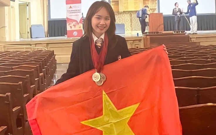 Nữ sinh Hà Nội xuất sắc giành huy chương vàng tại giải quốc tế