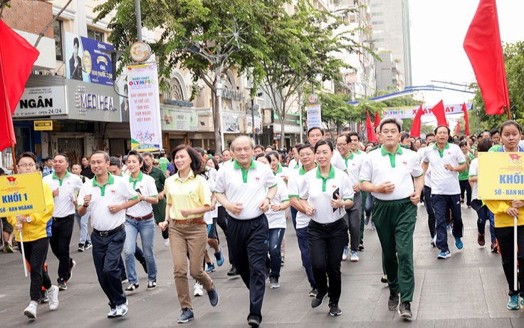 Chạy Olympic vì sức khỏe toàn dân