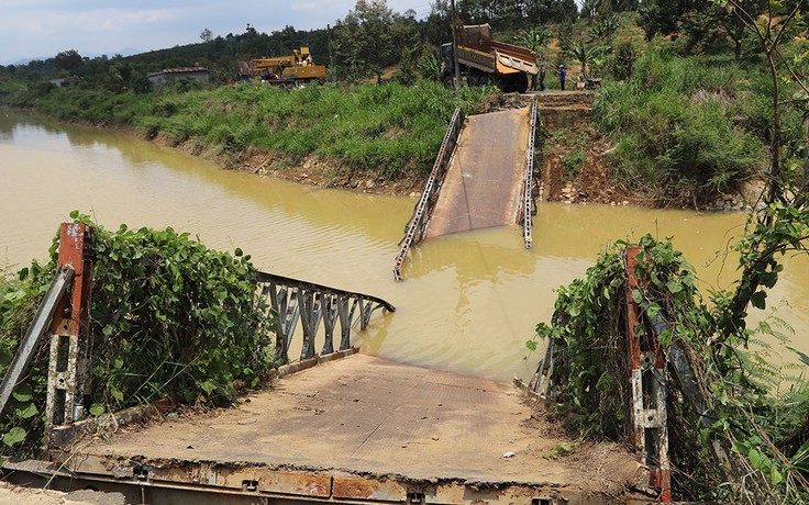 Công an tỉnh Lâm Đồng vào cuộc điều tra vụ sập cầu sắt dân sinh