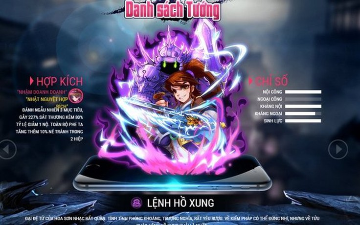 Vô Song Kiếm - gMO tái hiện thế giới Kim Dung sắp trình làng game thủ Việt