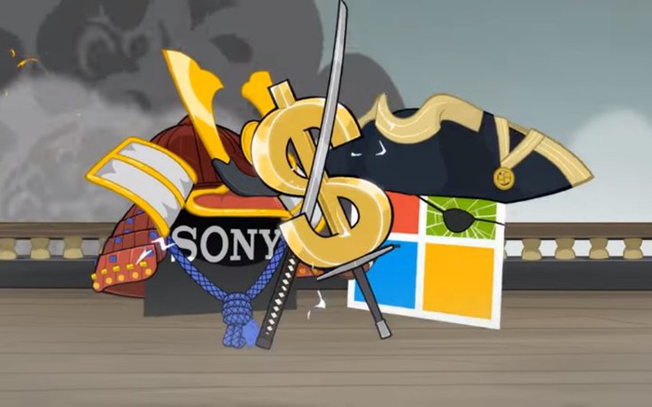 Video Việt sub: Cuộc chiến giữa 'samurai' PS4 và 'cướp biển' Xbox One