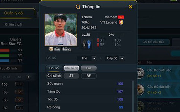 HLV Hữu Thắng sẽ là cầu thủ ‘thế hệ vàng’ tiếp theo góp mặt trong FIFA Online 3?