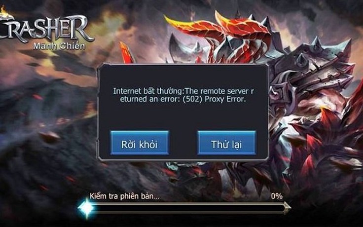 Crasher Mãnh Chiến 'ngập lỗi' khiến game thủ bức xúc