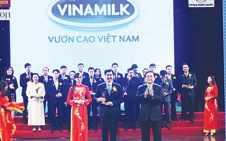 Vinamilk tiếp tục được vinh danh Thương hiệu quốc gia