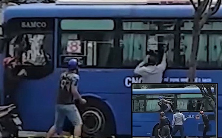 Nóng mạng xã hội: Tấn công xe buýt như phim 'xã hội đen' ngay giữa TP.HCM