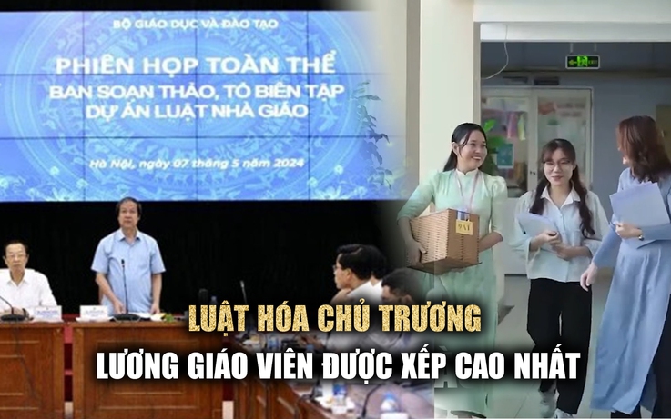 Bộ trưởng Nguyễn Kim Sơn: cần luật hóa chủ trương 'lương giáo viên được xếp cao nhất'