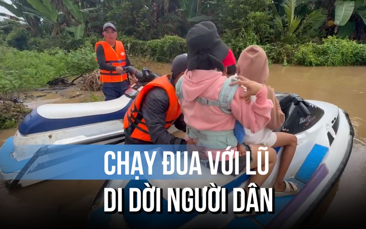 Di dời khẩn cấp hàng trăm hộ dân Hàm Liêm, Hàm Thuận do mưa lũ