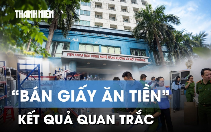 'Bán giấy ăn tiền' kết quả quan trắc: Nhiều giám đốc, trưởng phòng bị khởi tố
