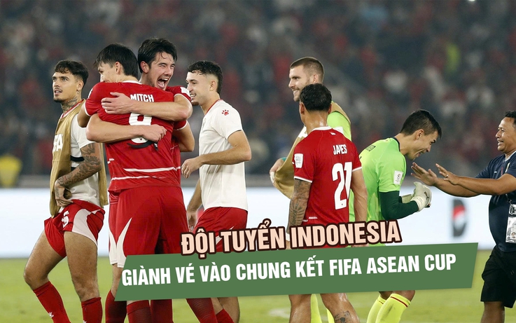 Indonesia thắng Bangladesh 9-2, giành vé vào chung kết FIFA ASEAN Cup