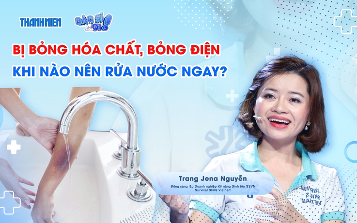 Bác sĩ ơi: Cứu người bỏng điện, bỏng hóa chất liệu cứ xả nước là đúng?