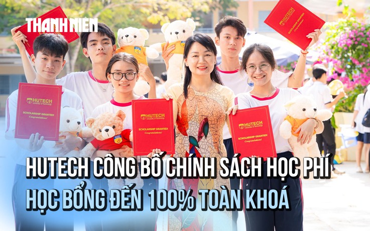 HUTECH công bố chính sách học phí, triển khai học bổng đến 100% toàn khóa