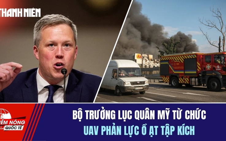 Tiêu điểm quốc tế ngày 2.9: Bộ trưởng Lục quân Mỹ từ chức | UAV phản lực ồ ạt tập kích