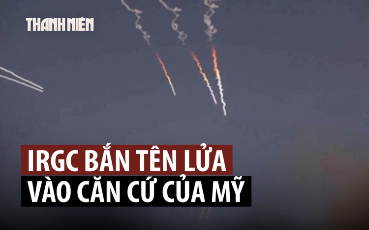 Vệ binh Cách mạng bắn vào các căn cứ vùng Vịnh sau khi Mỹ tấn công Iran