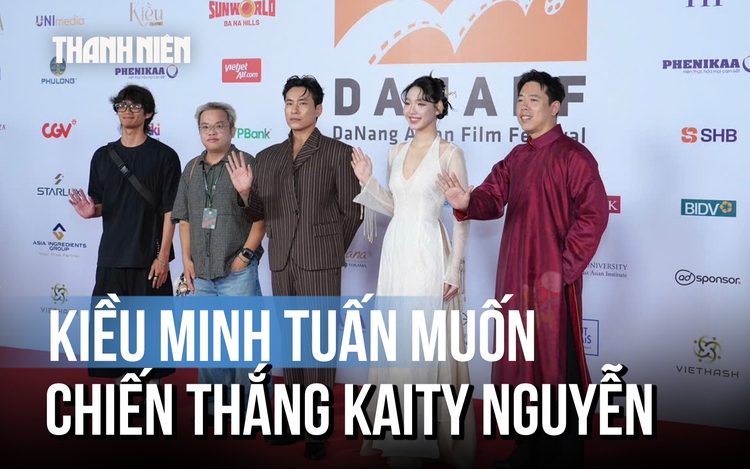 Thảm đỏ DANAFF IV: Nghệ sĩ hội tụ, Kiều Minh Tuấn 'tuyên chiến' với Kaity Nguyễn