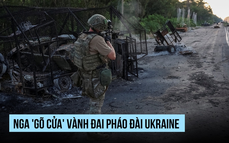 Nga công phá chốt chặn 'vành đai pháo đài' miền đông Ukraine