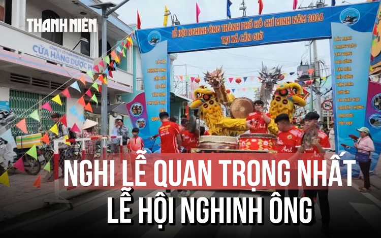 Hàng ngàn người đổ về Cần Giờ, chờ khoảnh khắc thiêng liêng nhất Lễ hội Nghinh Ông 2026
