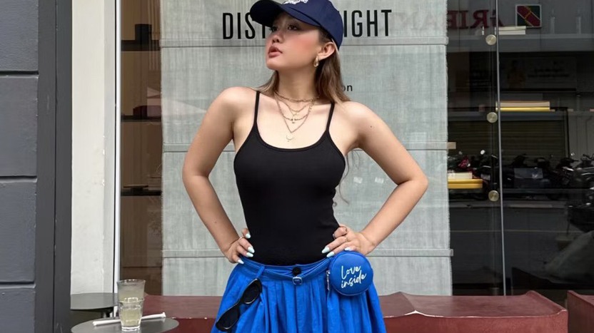 Phong cách năng động với quần dáng bí ngô