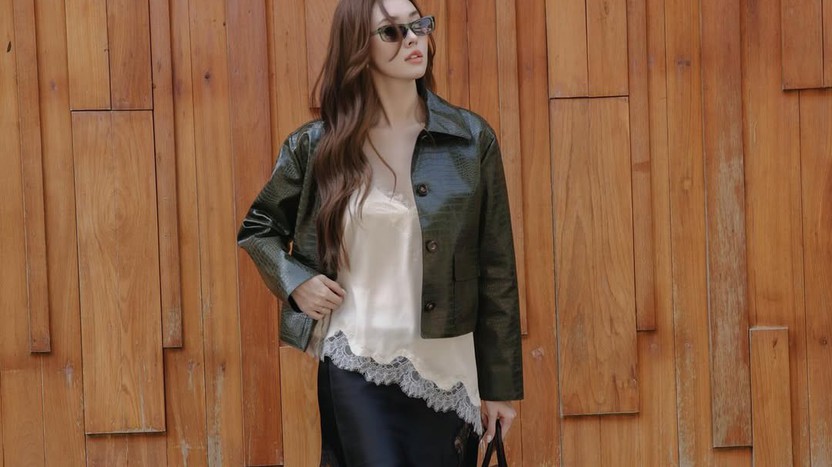 Thêm chất riêng cho phong cách xuống phố với áo khoác da