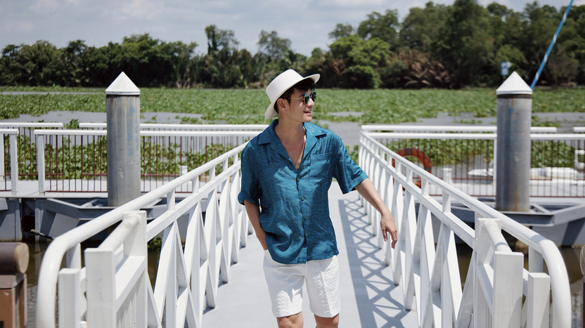 Sắc hè Mekong dịu mát trong không gian đô thị bên sông Vàm Cỏ