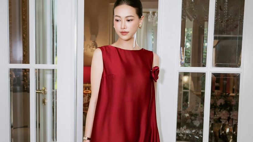 Váy suông dáng dài diện đi làm, đi tiệc đều hợp